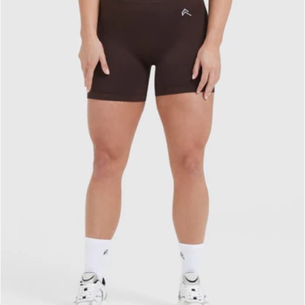 Oner Active Classic Seamless 2.0 Mid Shorts in 70% Cocoa Marl (M)